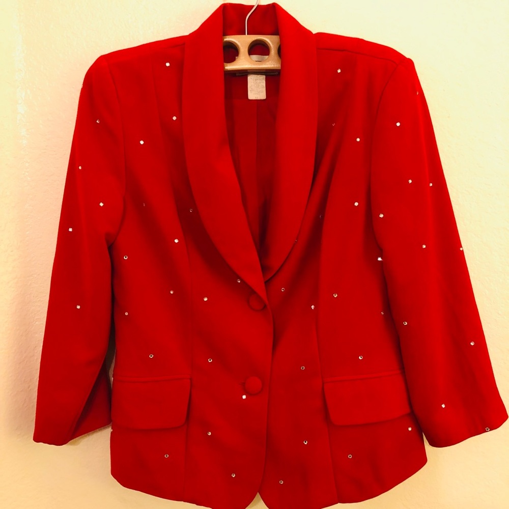 A beautiful Kemp Collection bright red blazer
